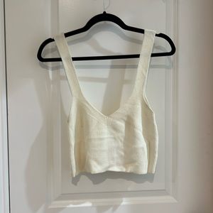 Aritzia knit crop top